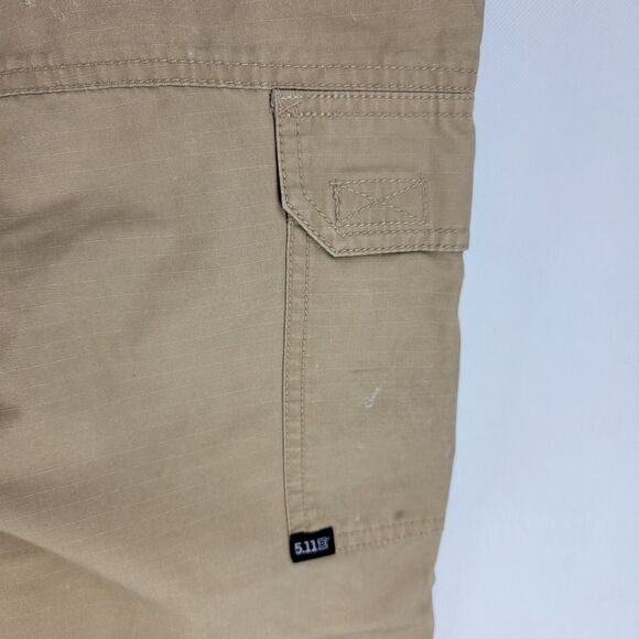 5.11 Tactical Series Mens Size 44X32 Desert Tan Poly Cotton Cargo Pants - Picture 12 of 16